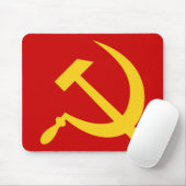 Hammer & sikkelmousepad muismat (Met muis)
