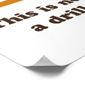 Hammer This Is Not A Drill  Poster (Hoek)