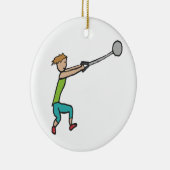 Hammer Throw Keramisch Ornament (Rechts)