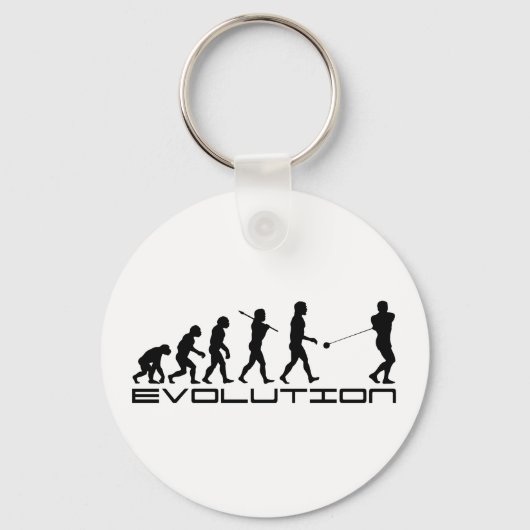Hammer Throw Sport Evolution Art Sleutelhanger (Voorkant)