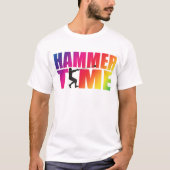 Hammer Throw Track en Field Mannen Shirt (Voorkant)