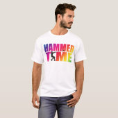 Hammer Throw Track en Field Mannen Shirt (Voorkant volledig)