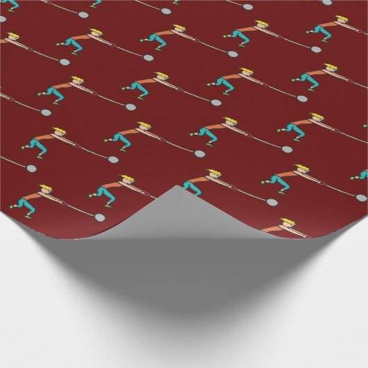 Hammer Throwing Cadeaupapier (Hoek)