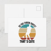 Hammer Throwing Saying | Heavy Athletics Gift Idea Briefkaart (Voorkant / Achterkant)