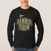 Hammer Throwing Throw Thrower Track Field Athletic T-shirt (Voorkant)