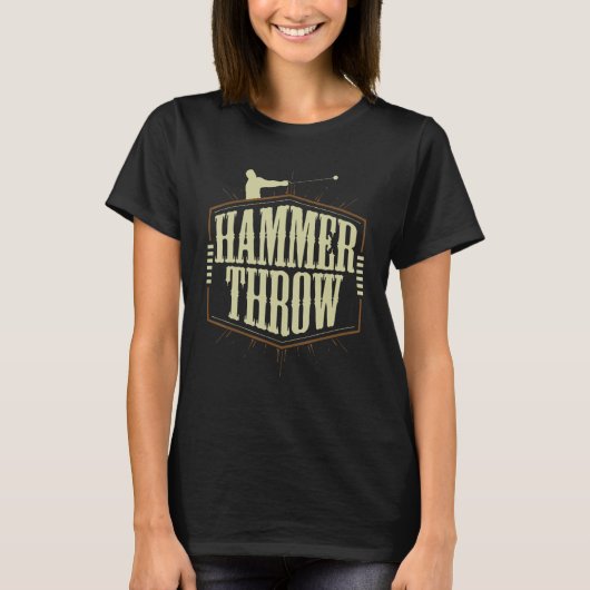 Hammer Throwing Throw Thrower Track Field Athletic T-shirt (Voorkant)