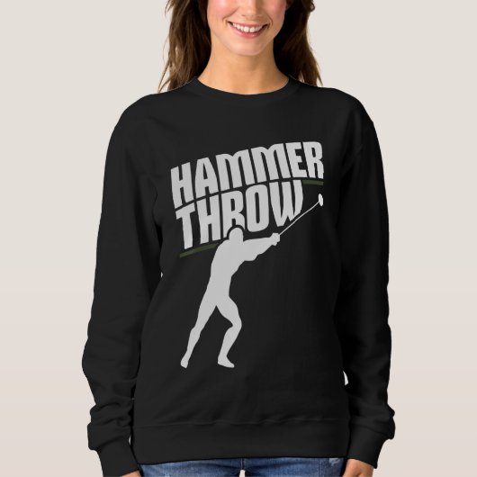 Hammer Throwing Throw Thrower Track Field Athletic Trui (Voorkant)