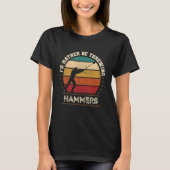 Hammer Throwing Thrower Track Field Athletic T-shirt (Voorkant)