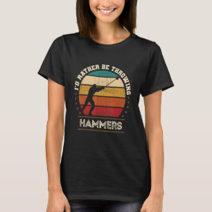 Hammer Throwing Thrower Track Field Athletic T-shirt