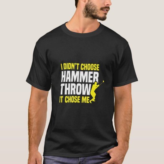Hammer Throwing Thrower Track Field Athletic T-shirt (Voorkant)