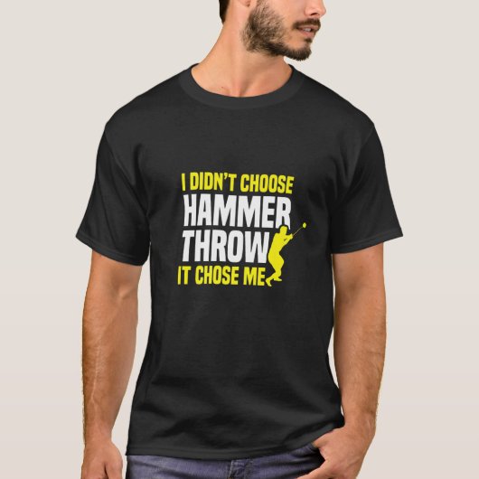 Hammer Throwing Thrower Track Field Athletic T-shirt (Voorkant)