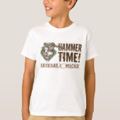 Hammer Time. Baseball T-Shirt (Voorkant)