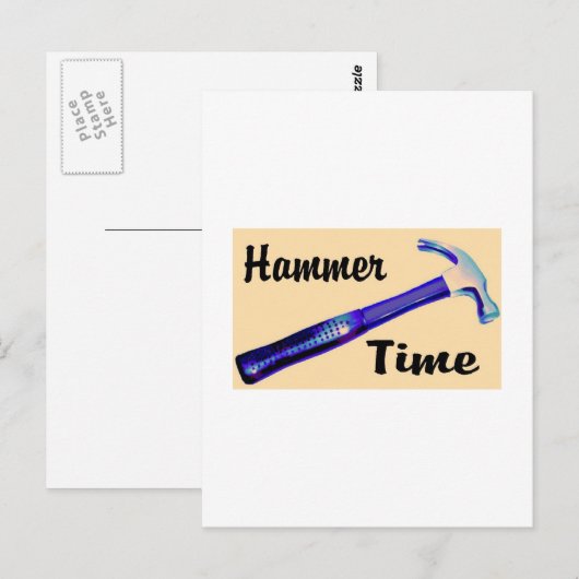Hammer Time Briefkaart (Voorkant / Achterkant)