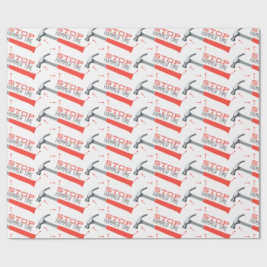 Hammer Time Cadeaupapier (Vlak)