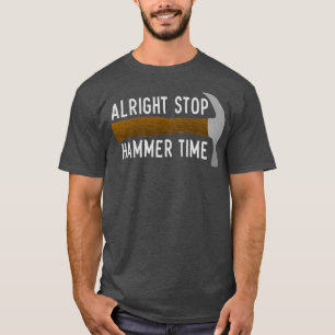 HAMMER TIME Hammer Design T-shirt