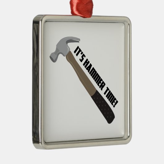 Hammer Time Metalen Ornament (Rechts)