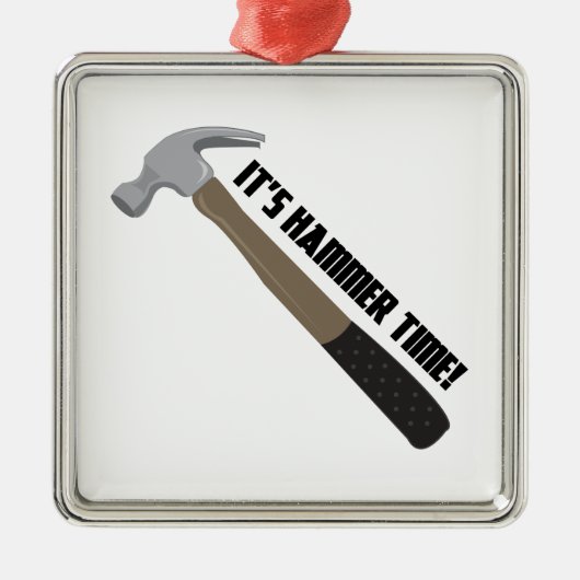 Hammer Time Metalen Ornament (Voorkant)
