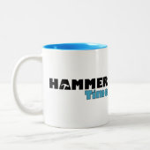 Hammer Time Tweekleurige Koffiemok (Links)