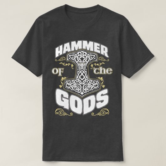 Hammer van de goden Thor Viking Odin Norse T-shirt (Design voorkant)