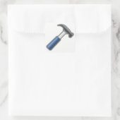 Hammer Vierkante Sticker (Tas)