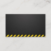 Hammer WFrench Logo | Koolstofvezel Visitekaartje (Achterkant)