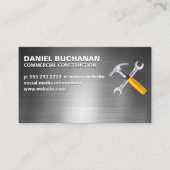 Hammer WFrench | Metaal Visitekaartje (Voorkant)