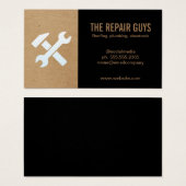 Hammer WFrench | Reparatie van het vliegtuig Visitekaartje (Voorkant /achterkant)