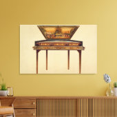 Hammered dulcimer in een geverfde soundbox, 18 cen canvas afdruk (Insitu (Woonkamer))