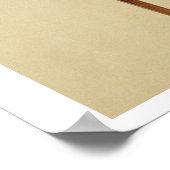 Hammered dulcimer in een geverfde soundbox, 18 cen poster (Hoek)