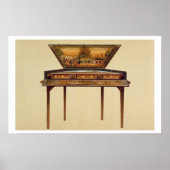 Hammered dulcimer in een geverfde soundbox, 18 cen poster (Voorkant)