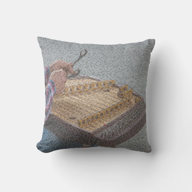 HAMMERED DULCIMER KUSSEN (Voorkant)