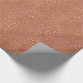 Hammered koperen vormgeving cadeaupapier (Hoek)