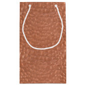 Hammered koperen vormgeving klein cadeauzakje (Achterkant)
