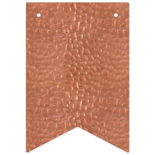 Hammered koperen vormgeving vlaggetjes (Tweede vlag)