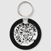 Hammered munt keyring, metaaldetectietoestel sleutelhanger (Voorkant)