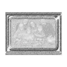 Hammered Silver Lijst Foto Sjabloongroet