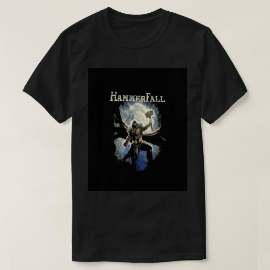 HammerFall Band Logo Graphic T-Shirt (Design voorkant)