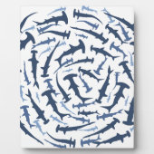 hammerhai hammerhead shark scuba duiken fotoplaat (Voorkant)