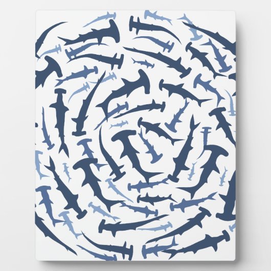 hammerhai hammerhead shark scuba duiken fotoplaat (Voorkant)