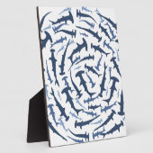 hammerhai hammerhead shark scuba duiken fotoplaat (Zijkant)