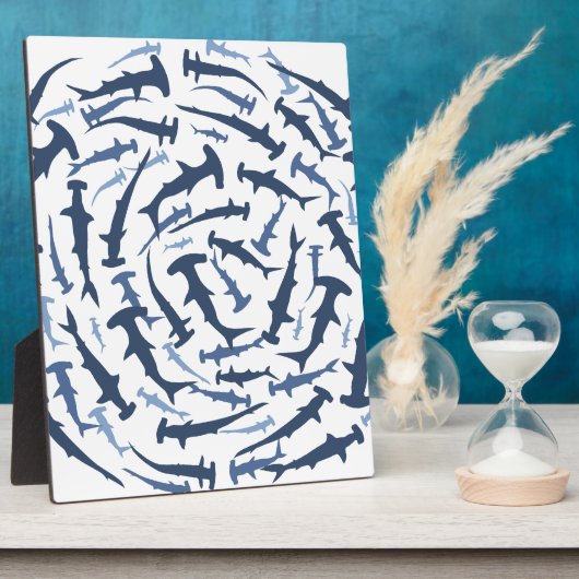 hammerhai hammerhead shark scuba duiken fotoplaat (Zijkant)