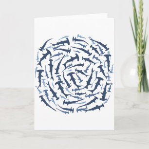 hammerhai hammerhead shark scuba duiken kaart