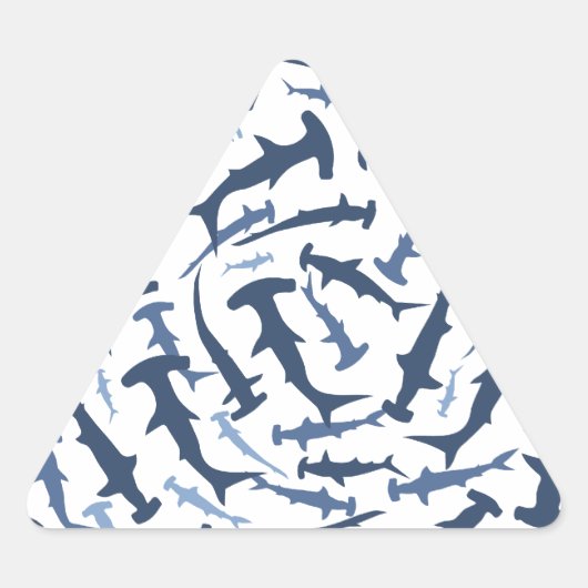 hammerhai hammerhead shark scuba duiken sticker (Voorkant)