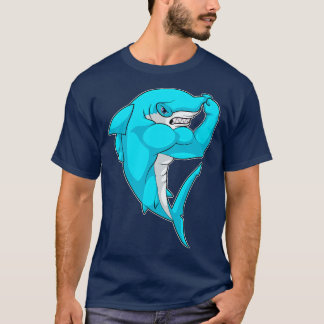 Hammerhead als Bodybuilder bij Bodybuilding T-shirt