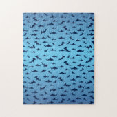 Hammerhead en haaien legpuzzel (Verticaal)