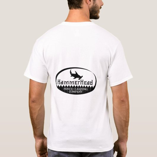 HammerHead Fence Cleaning T-shirt (Achterkant)