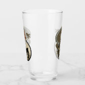 Hammerhead Salamander Monogram Glas (Links)
