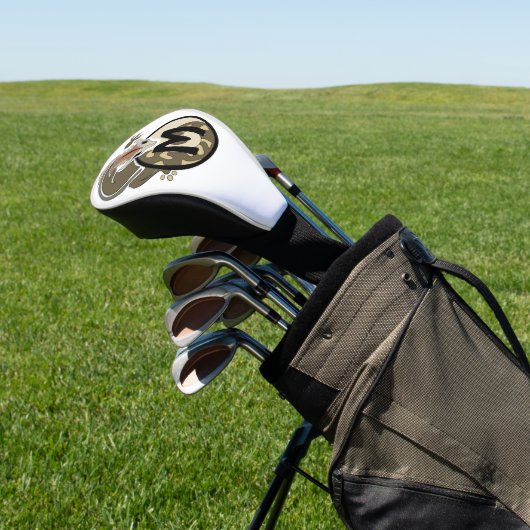 Hammerhead Salamander Monogram Golfheadcover (Insitu)