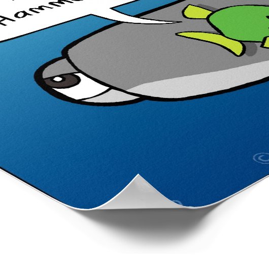 Hammerhead Shaaark, poster voor blinde vlekken (Hoek)