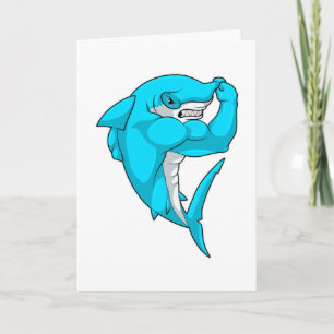 Hammerhead shark as Bodybuilder at Bodybuilding Kaart